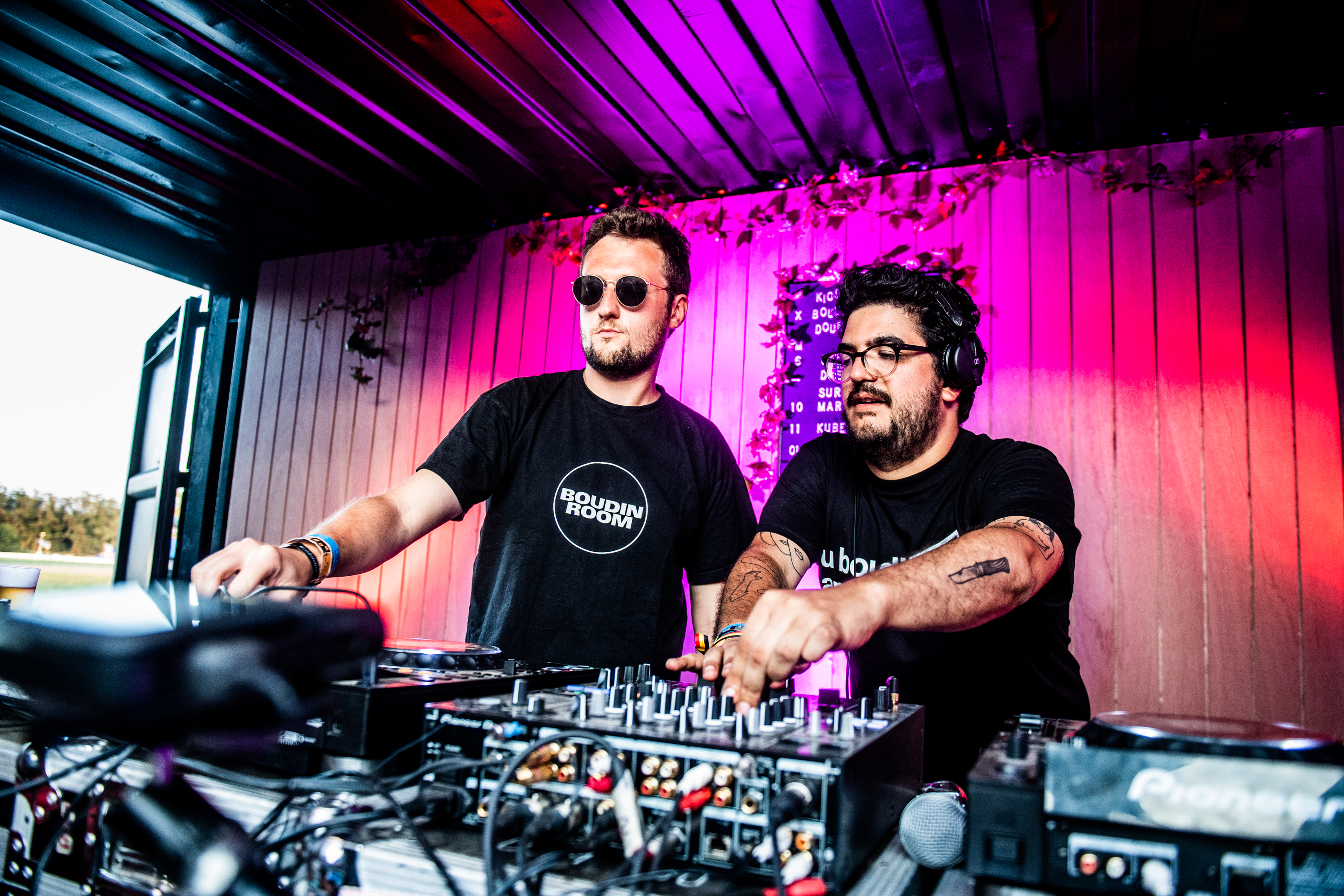 DOUR, Festival De Dour DC Salas DJ Boudin Room. GOLINVAUX MATHIEU./LESOIR