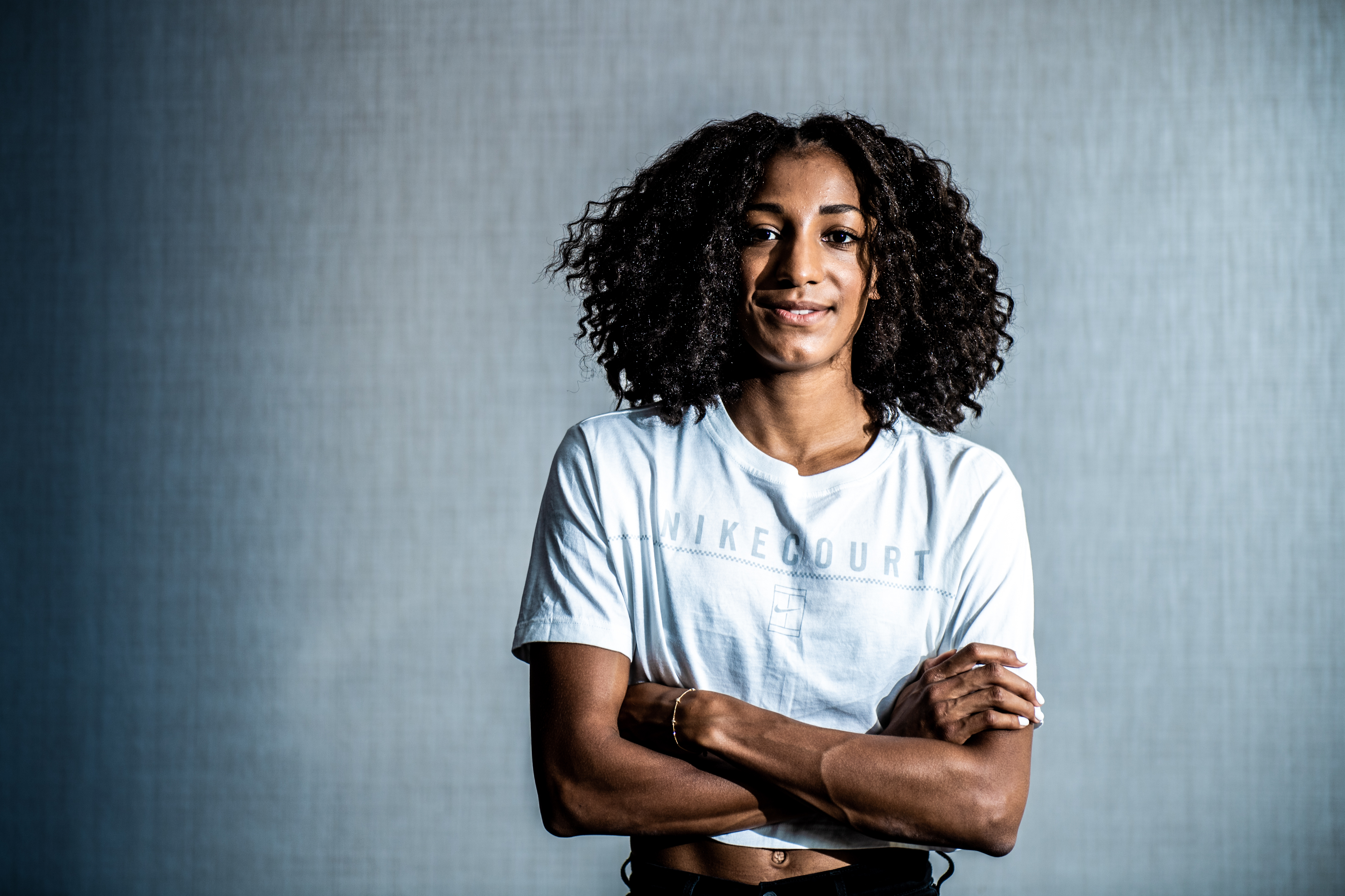 PARIS, Interview Croisee De Nafissatou Thiam , Une Athlete Belge, Specialiste Des Epreuves Combinées Et Championne Olympique En Heptathlon Et De Kevin Mayer Athlete Francais , Specialiste Des Epreuves Combinees Et Champion Du Monde Du Decathlon .GOLINVAUX MATHIEU./LESOIR