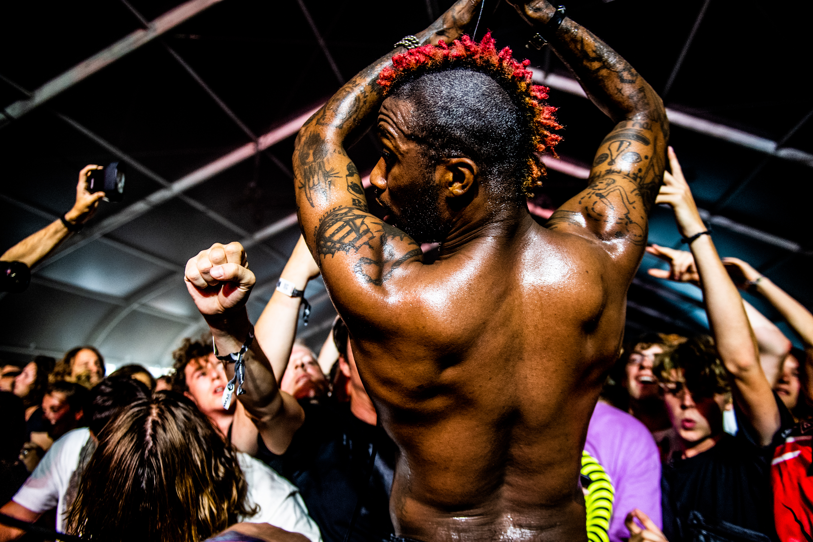 KIEWIT, Festival Pukkelpop Concert Musique Ho99o9.GOLINVAUX MATHIEU./LESOIR