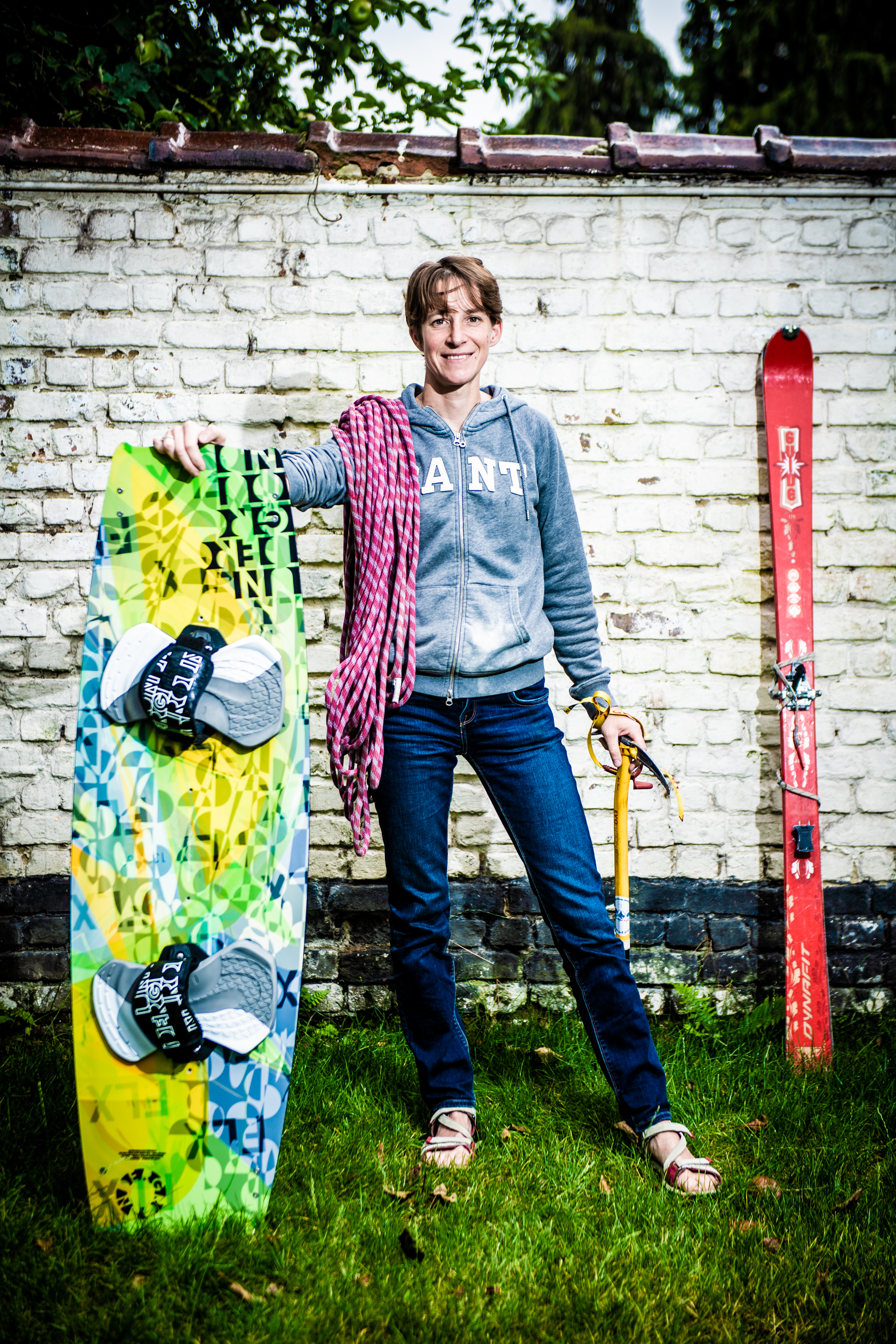 BRUXELLES, Portrait Benedicte Leonard Qui Fait Des Exepdition En Europe Sport Extreme.GOLINVAUX MATHIEU./LESOIR