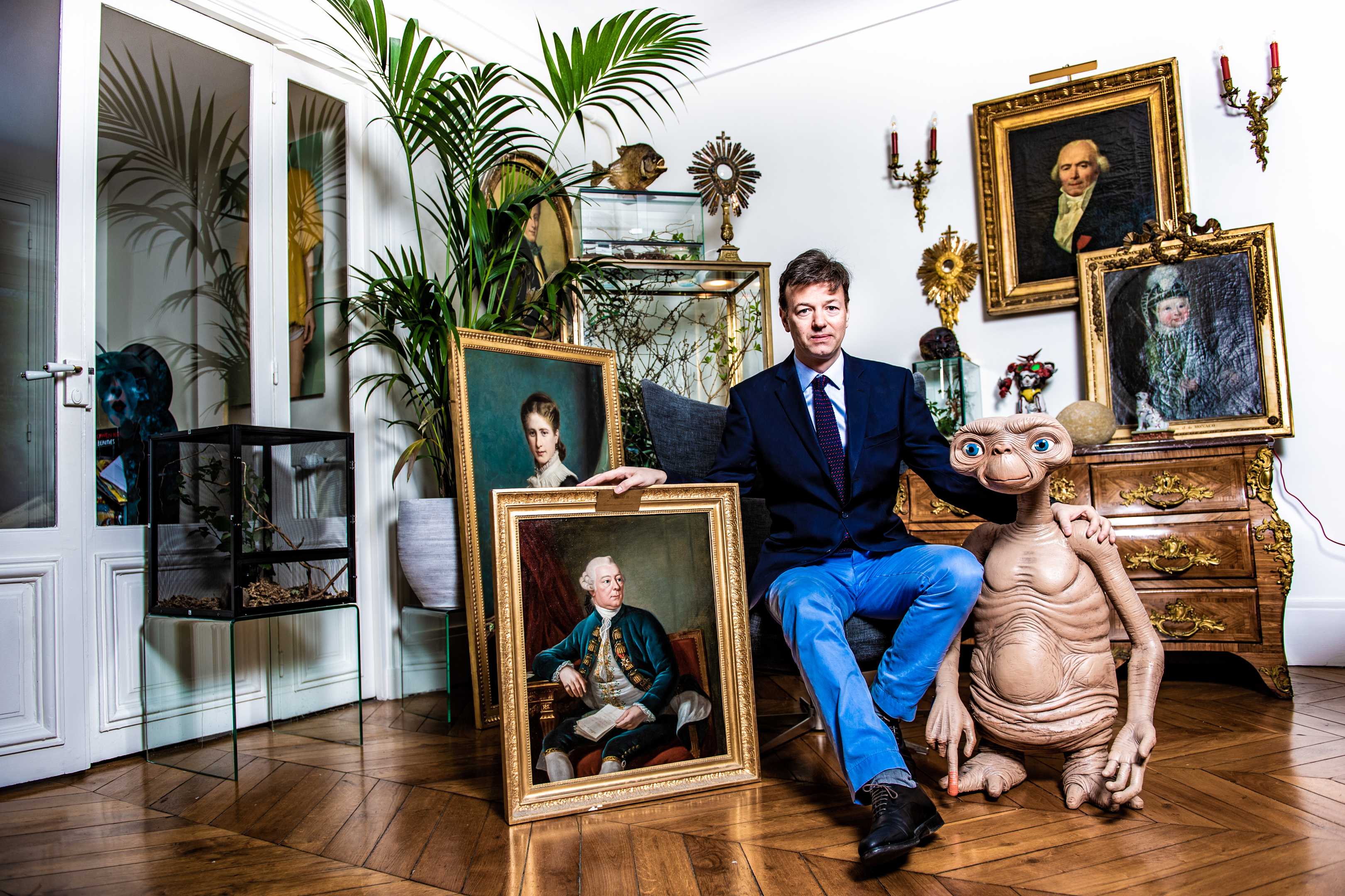 PARIS, Interview Et Portrait De Louis De Causans Et Son épouse Qui Conteste La Succession Monegasque.GOLINVAUX MATHIEU./SOIRMAG