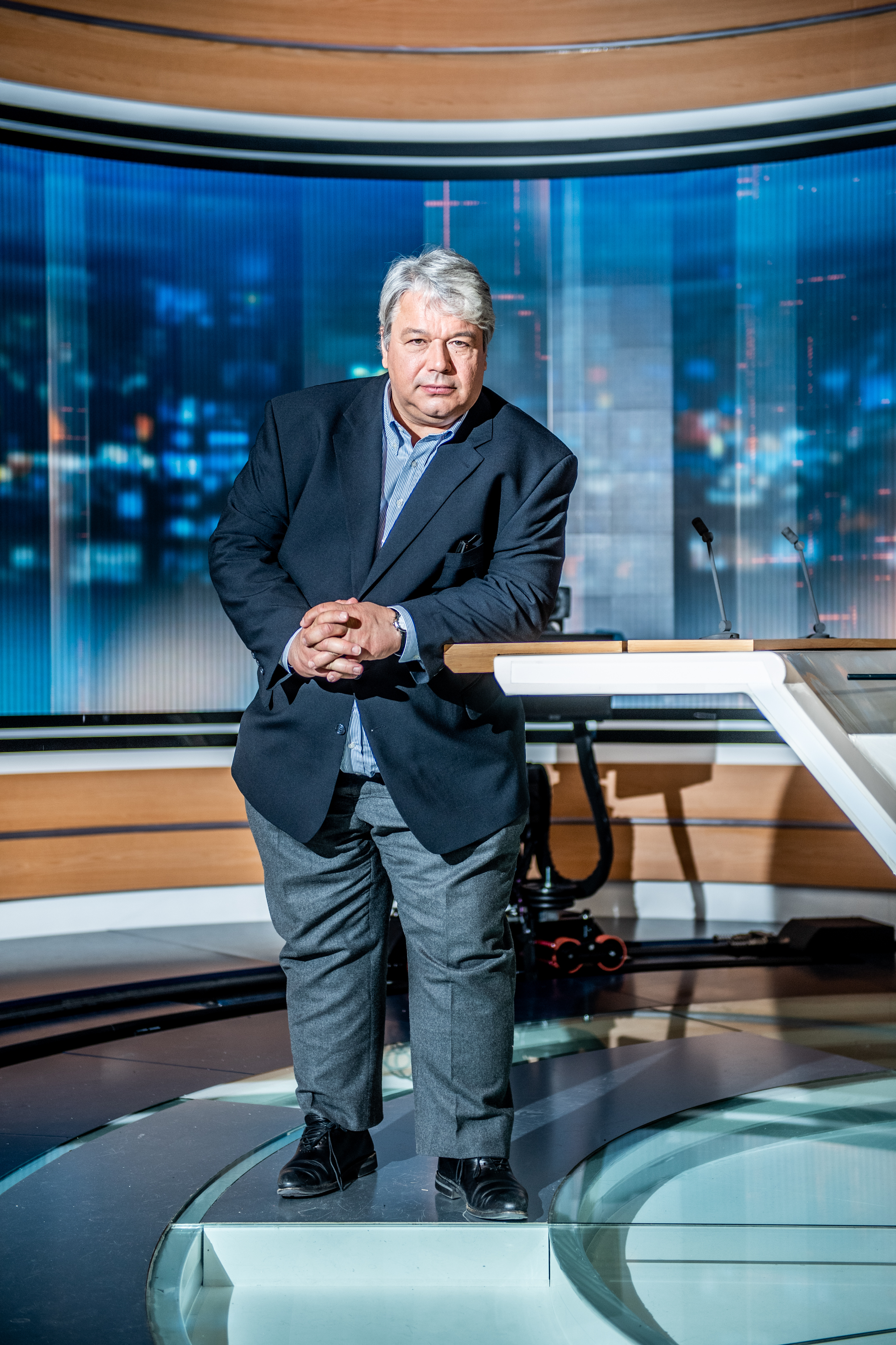 BRUXELLES,  Portrait Christophe Giltay Journaliste RTL.GOLINVAUX MATHIEU./SOIRMAG