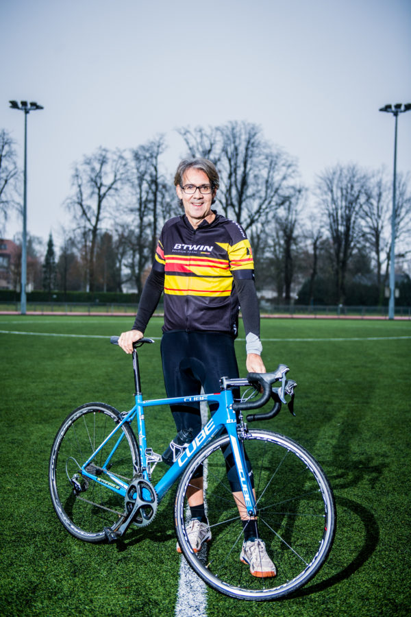 BRUXELLES,  Portrait Rodrigo  Beenkens Journaliste Sportif RTBF.GOLINVAUX MATHIEU./LESOIR