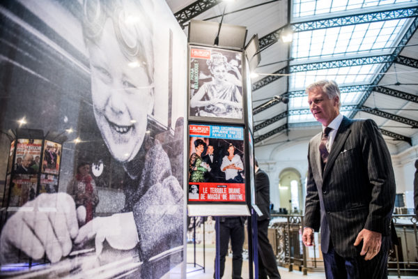 BRUXELLES, Le Roi Philippe Visite L Exposition Pour Les Nonante Ans Du Soir Mag SoirMag Soir Magazine  90 Ans Musees Royaux D Art Et D Histoire.GOLINVAUX MATHIEU./LESOIR