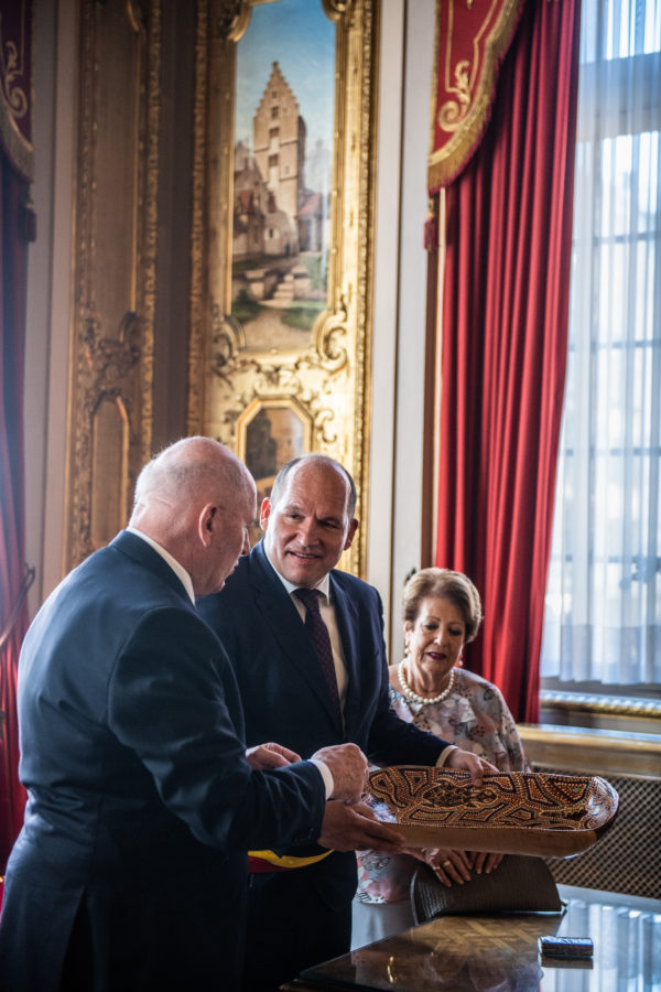 STATE VISIT AUSTRALIA 28/6 : City Hall Brussels