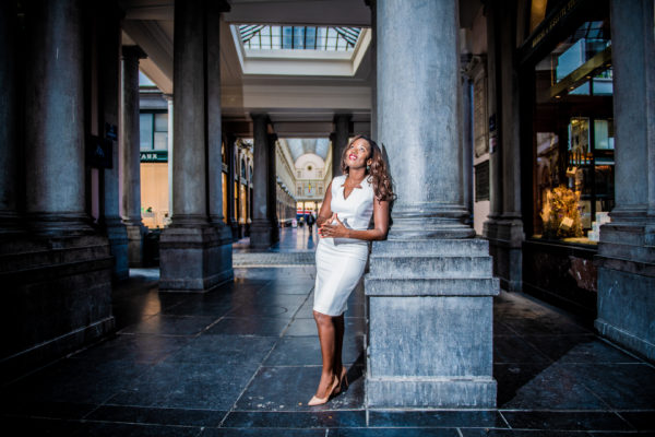 BRUXELLES, Portrait Assita Kanko Auteure  Elue A Ixelles Et Creatrice De Incubateur #Polin.GOLINVAUX MATHIEU./LESOIR